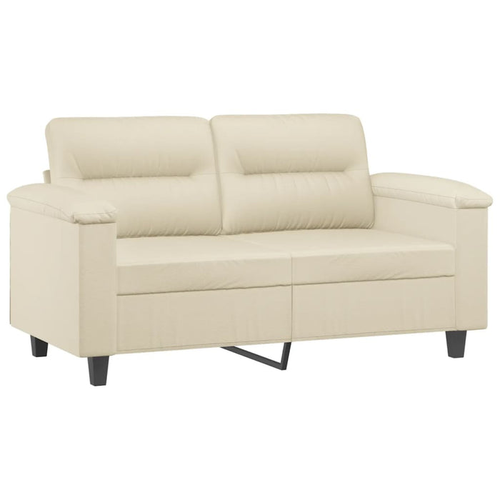 Canapea cu 2 locuri, crem, 120 cm, piele ecologică - WALTI WALTI