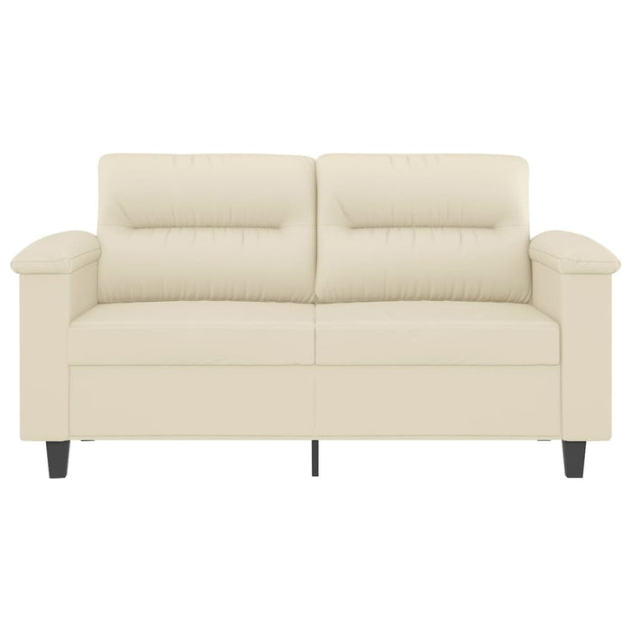 Canapea cu 2 locuri, crem, 120 cm, piele ecologică - WALTI WALTI