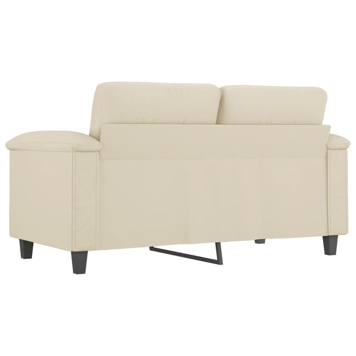 Canapea cu 2 locuri, crem, 120 cm, piele ecologică - WALTI WALTI