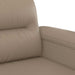Canapea cu 2 locuri, cappuccino, 120 cm, piele ecologică - WALTI WALTI