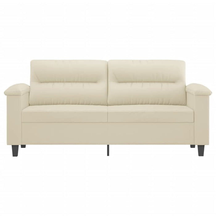 Canapea cu 2 locuri, crem, 140 cm, piele ecologică - WALTI WALTI