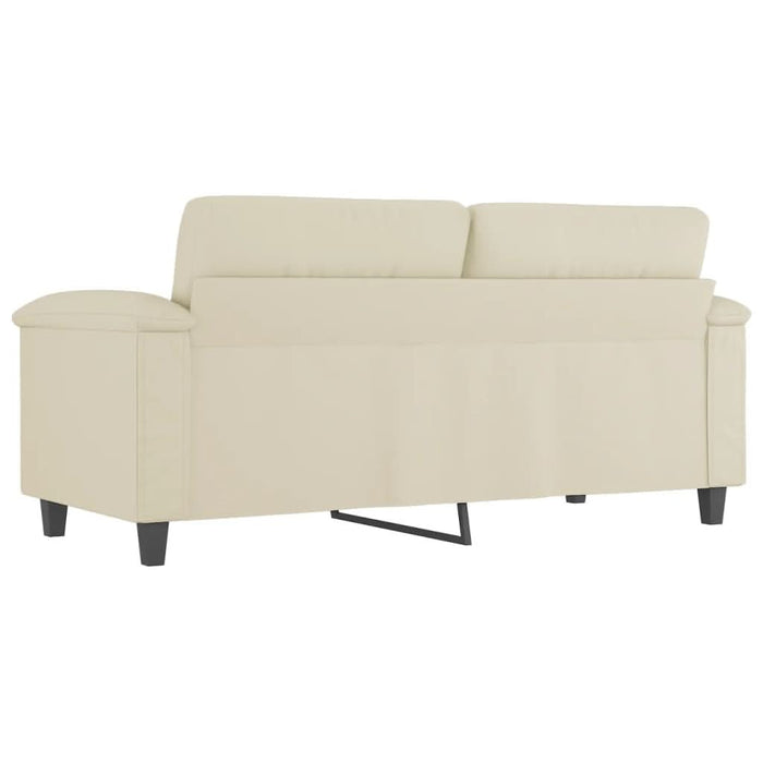 Canapea cu 2 locuri, crem, 140 cm, piele ecologică - WALTI WALTI
