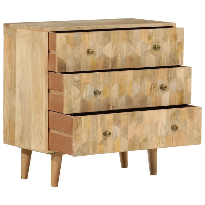 Dulap cu sertar, 70x35x70 cm, lemn masiv de mango - WALTI WALTI