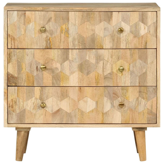 Dulap cu sertar, 70x35x70 cm, lemn masiv de mango - WALTI WALTI
