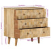 Dulap cu sertar, 70x35x70 cm, lemn masiv de mango - WALTI WALTI