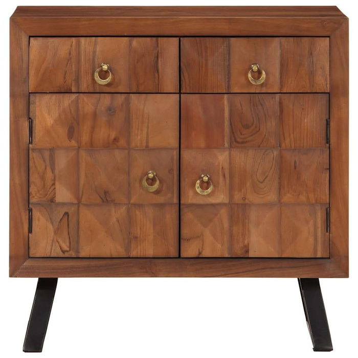 Dulap cu sertar maro miere 70x35x70 cm lemn masiv de salcâm - WALTI WALTI