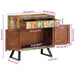Dulap/sertar multicolor 70x35x70 cm lemn masiv reciclat - WALTI WALTI