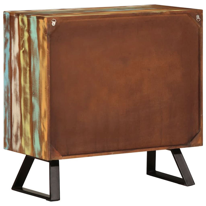 Dulap/sertar multicolor 70x35x70 cm lemn masiv reciclat - WALTI WALTI