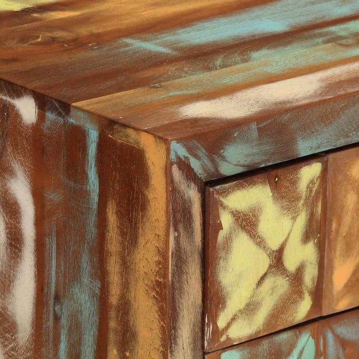 Dulap/sertar multicolor 70x35x70 cm lemn masiv reciclat - WALTI WALTI