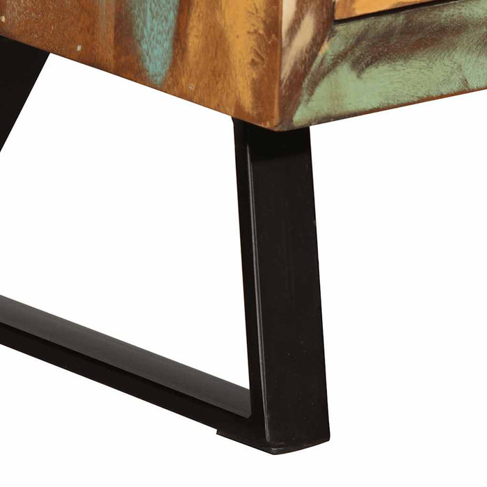 Dulap/sertar multicolor 70x35x70 cm lemn masiv reciclat - WALTI WALTI
