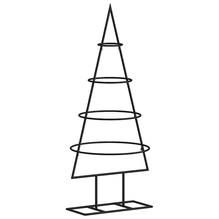 Brad de Crăciun din metal pentru decor, negru, 60 cm - WALTI WALTI