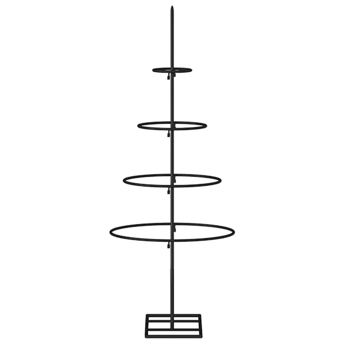 Brad de Crăciun din metal pentru decor, negru, 60 cm - WALTI WALTI