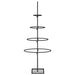 Brad de Crăciun din metal pentru decor, negru, 60 cm - WALTI WALTI