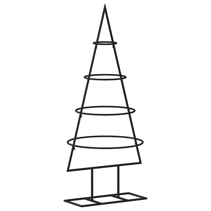 Brad de Crăciun din metal pentru decor, negru, 60 cm - WALTI WALTI