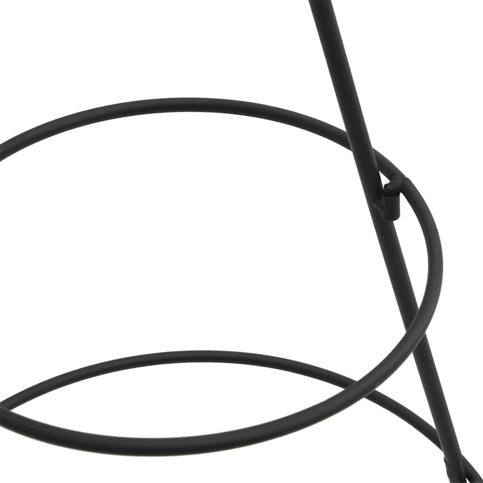 Brad de Crăciun din metal pentru decor, negru, 60 cm - WALTI WALTI