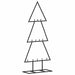 Brad de Crăciun din metal pentru decor, negru, 60 cm - WALTI WALTI