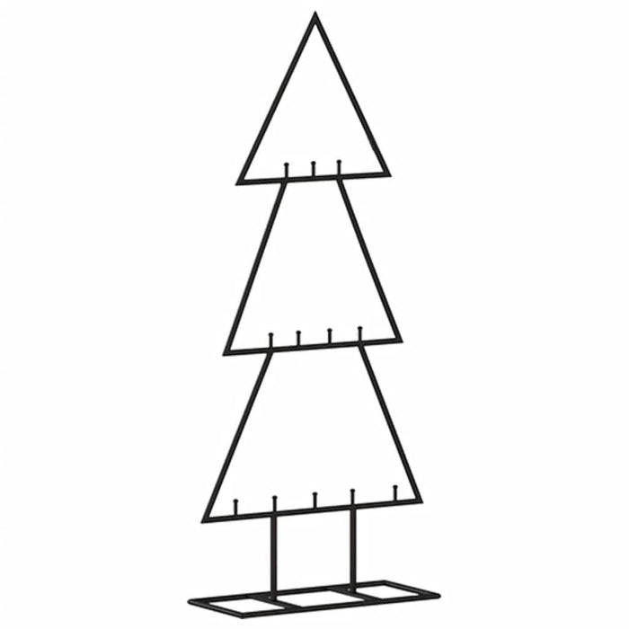 Brad de Crăciun din metal pentru decor, negru, 60 cm - WALTI WALTI