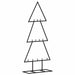 Brad de Crăciun din metal pentru decor, negru, 60 cm - WALTI WALTI
