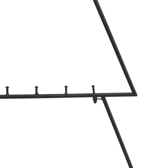 Brad de Crăciun din metal pentru decor, negru, 90 cm - WALTI WALTI