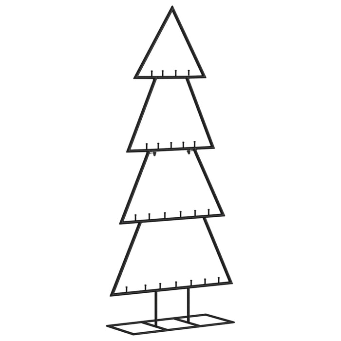 Brad de Crăciun din metal pentru decor, negru, 125 cm - WALTI WALTI