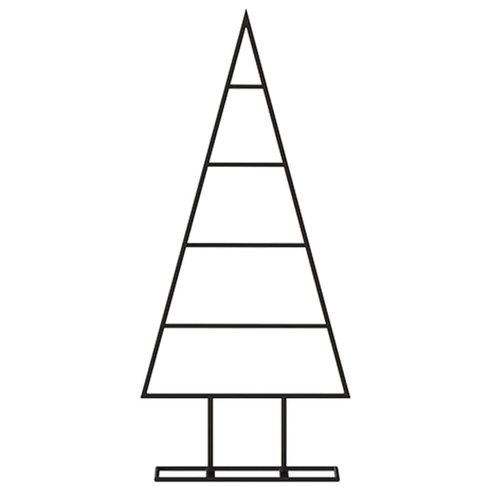 Brad de Crăciun din metal pentru decor, negru, 60 cm - WALTI WALTI