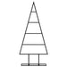 Brad de Crăciun din metal pentru decor, negru, 60 cm - WALTI WALTI