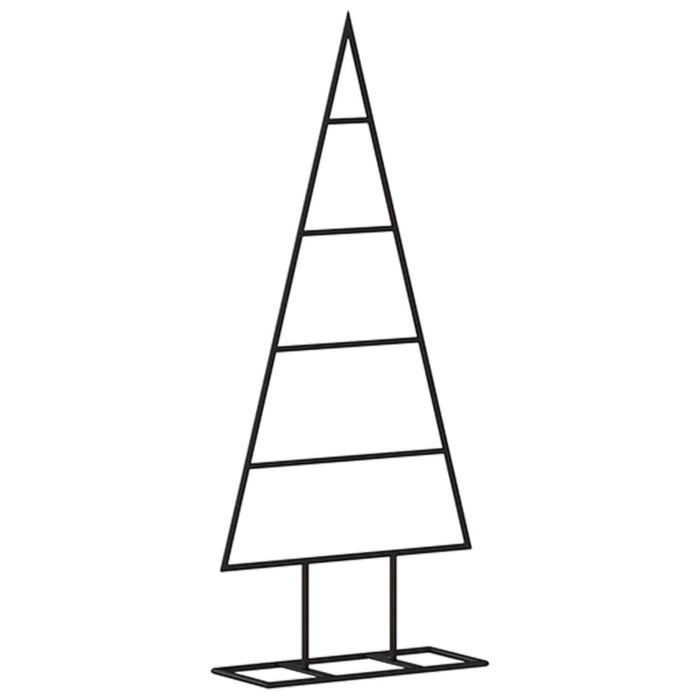 Brad de Crăciun din metal pentru decor, negru, 60 cm - WALTI WALTI