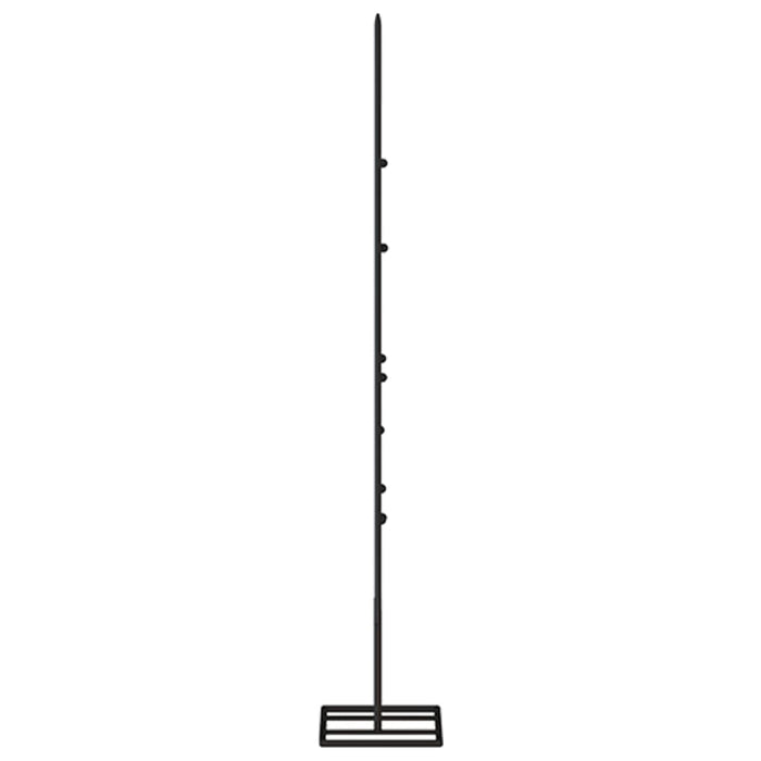 Brad de Crăciun din metal pentru decor, negru, 60 cm - WALTI WALTI