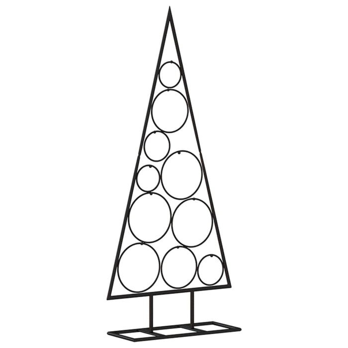 Brad de Crăciun din metal pentru decor, negru, 90 cm WALTI