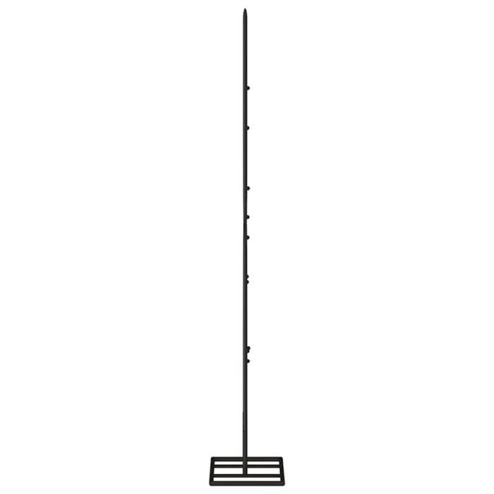 Brad de Crăciun din metal pentru decor, negru, 90 cm WALTI