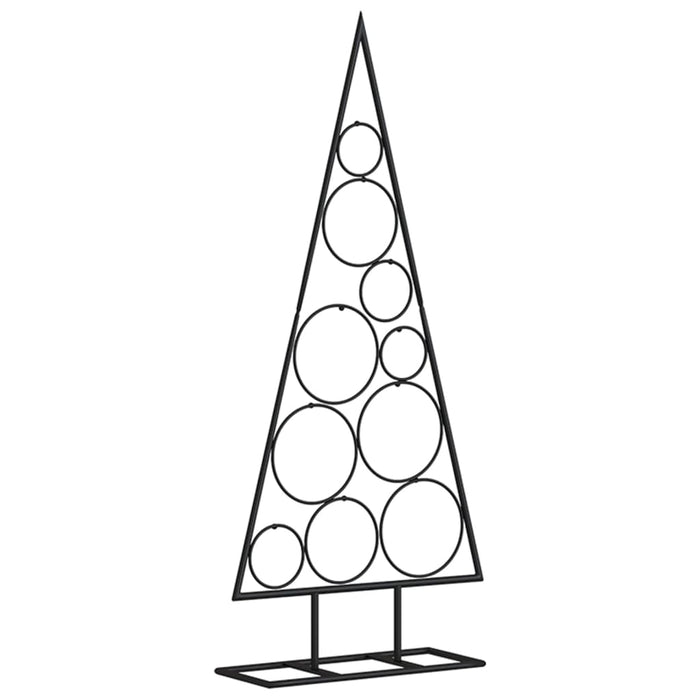 Brad de Crăciun din metal pentru decor, negru, 90 cm WALTI