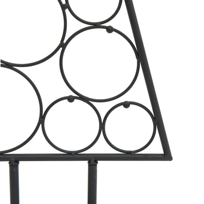 Brad de Crăciun din metal pentru decor, negru, 90 cm WALTI