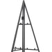 Brad de Crăciun din metal pentru decor, negru, 100 cm - WALTI WALTI
