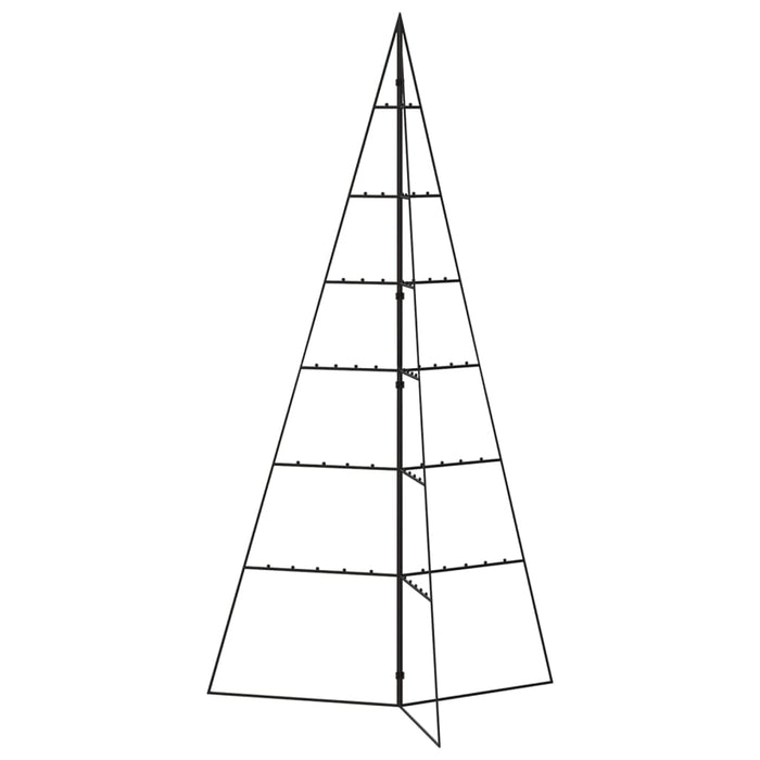 Brad de Crăciun din metal pentru decor, negru, 140 cm - WALTI WALTI