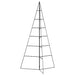 Brad de Crăciun din metal pentru decor, negru, 140 cm - WALTI WALTI