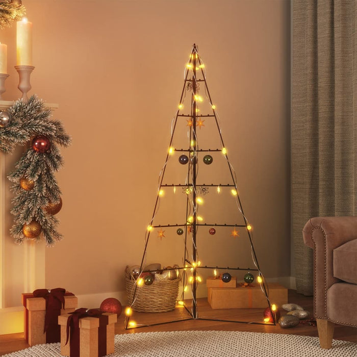 Brad de Crăciun din metal pentru decor, negru, 140 cm - WALTI WALTI