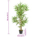 Arbore din bambus artificial 552 de frunze 120 cm verde - WALTI WALTI