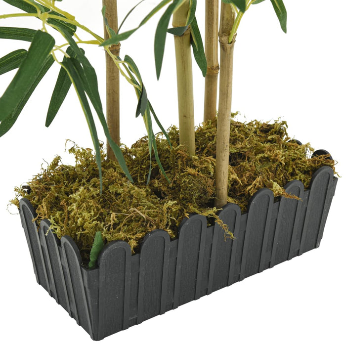 Arbore din bambus artificial 368 de frunze 80 cm verde WALTI