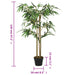 Arbore din bambus artificial 760 de frunze 120 cm verde - WALTI WALTI