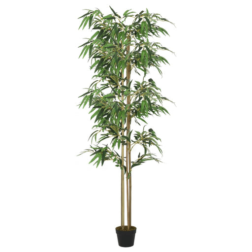Arbore din bambus artificial 1216 de frunze 180 cm verde - WALTI WALTI