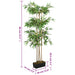 Arbore din bambus artificial 380 de frunze 80 cm verde - WALTI WALTI