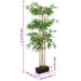Arbore din bambus artificial 760 de frunze 120 cm verde - WALTI WALTI