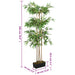 Arbore din bambus artificial 1216 de frunze 180 cm verde - WALTI WALTI