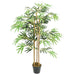 Arbore din bambus artificial 730 de frunze 120 cm verde - WALTI WALTI
