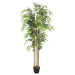 Arbore din bambus artificial 1095 de frunze 150 cm verde - WALTI WALTI