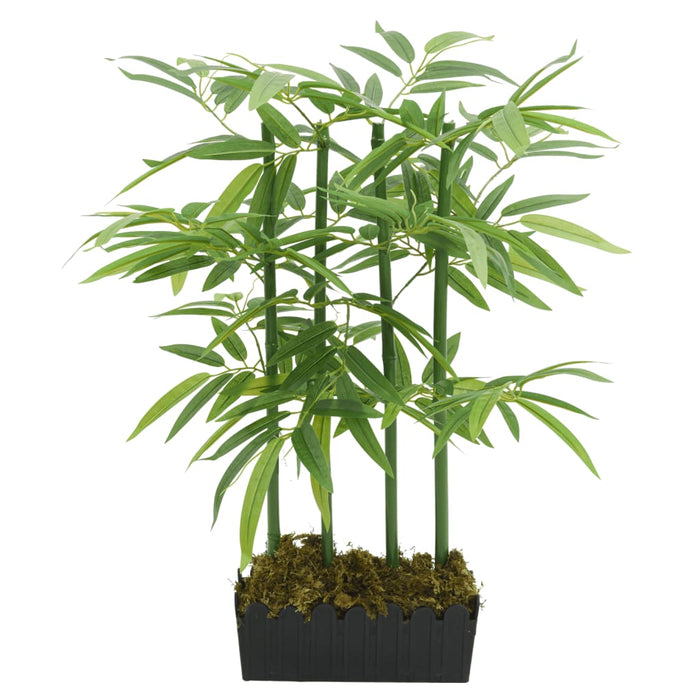 Arbore din bambus artificial 240 de frunze 80 cm verde WALTI