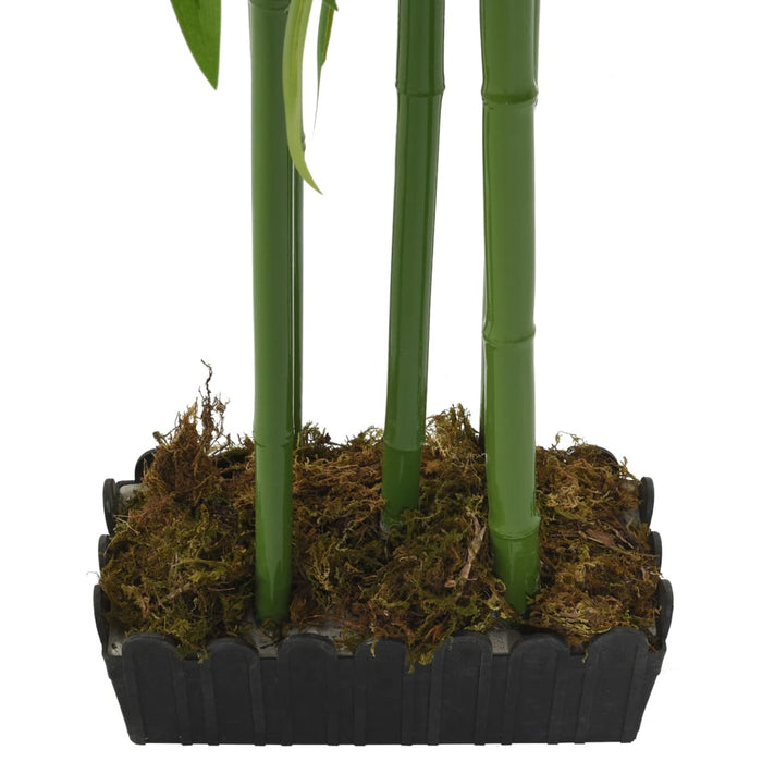 Arbore din bambus artificial 384 de frunze 120 cm verde WALTI