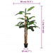 Bananier artificial 18 frunze 150 cm verde - WALTI WALTI