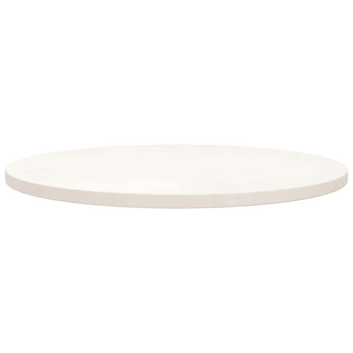 Blat de masă rotund, alb, Ø70x3 cm, lemn masiv de pin - WALTI WALTI