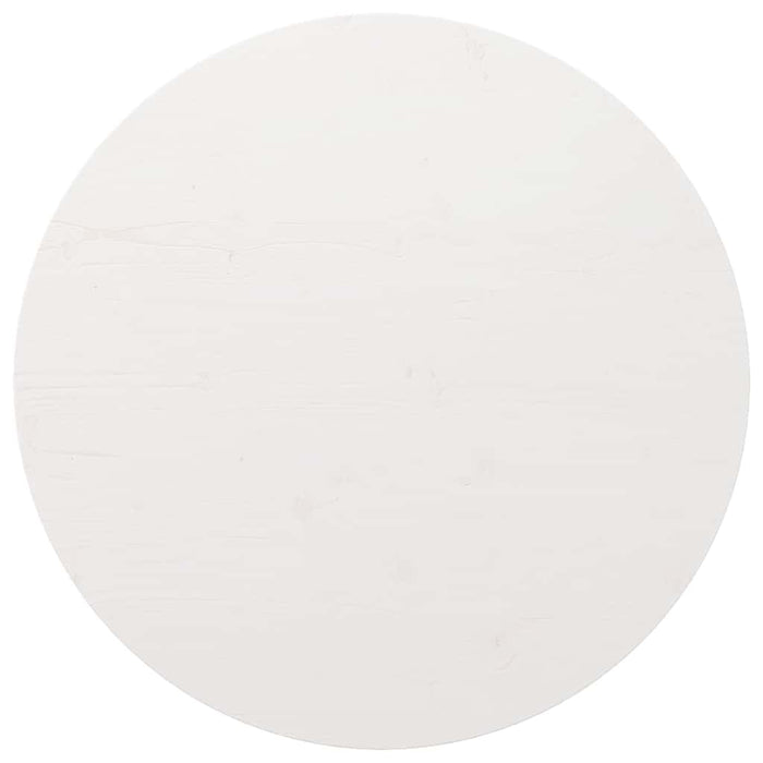 Blat de masă rotund, alb, Ø90x3 cm, lemn masiv de pin - WALTI WALTI